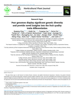 Pear genomes display significant genetic diversity and&nbsp;provide&nbsp;novel insights into the fruit quality traits&nbsp;differentiation