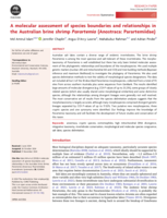 A molecular assessment of species boundaries and relationships in the Australian brine shrimp Parartemia (Anostraca: Parartemiidae)
