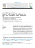 Sleep discrepancy and brain glucose metabolism in community-dwelling older adults