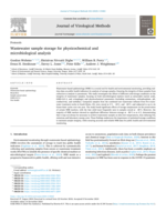Wastewater sample storage for physicochemical and microbiological analysis