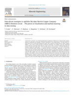 Data-driven strategies to optimise Ma’aden Barrick Copper Company (MBCC) flotation circuit − The power of visualisation and machine learning in data mining