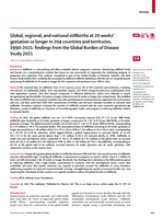 Global, regional, and national stillbirths at 20 weeks' gestation or longer in 204 countries and territories, 1990–2021: findings from the Global Burden of Disease Study 2021