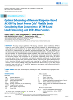 Optimal Scheduling of Demand Response-Based AC OPF by Smart Power Grid' Flexible Loads Considering User Convenience, LSTM-Based Load Forecasting, and DERs Uncertainties