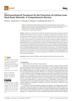 Mechanochemical Treatment for the Extraction of Lithium from Hard Rock Minerals: A Comprehensive Review