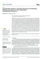 Sustainability Buckets: A Flexible Heuristic for Facilitating Strategic Investment on Place-Dependent Sustainability Narratives
