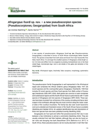 Afrogarypus foordi sp. nov. – a new pseudoscorpion species (Pseudoscorpiones, Geogarypidae) from South Africa