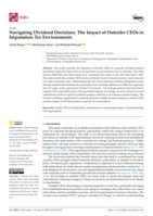 Navigating Dividend Decisions: The Impact of Outsider CEOs in Imputation Tax Environments