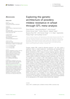 Exploring the genetic architecture of powdery mildew resistance in wheat through QTL meta-analysis