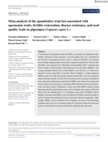 Meta-analysis of the quantitative trait loci associated with agronomic traits, fertility restoration, disease resistance, and seed quality traits in pigeonpea (Cajanus cajan L.)
