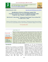 Identification of Sources of Resistance against Wilt (Fusarium oxysporum f. sp. ciceri) in Chickpea Genotypes under Temperate Agro-Climatic Conditions of Kashmir