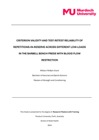 Criterion validity and test-retest reliability of repetitions-in-reserve across different low-loads in the barbell bench press with blood-flow restriction