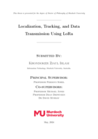 Localization, Tracking, and Data Transmission Using LoRa