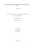 Bypassing Algorithms, Reinforcing Stereotypes: Social Media Experiences of Female Creators