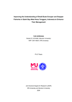 Improving the Understanding of Small-Scale Grouper and Snapper Fisheries in Saleh Bay-West Nusa Tenggara, Indonesia to Enhance Their Management