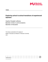 Exploring school to school transitions of experienced teachers