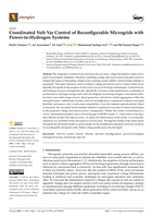 Coordinated Volt-Var Control of Reconfigurable Microgrids with Power-to-Hydrogen Systems