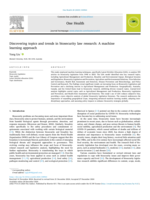 Discovering topics and trends in biosecurity law research: A machine learning approach