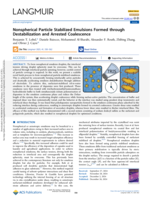 Nonspherical Particle Stabilized Emulsions Formed through Destabilization and Arrested Coalescence