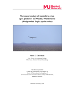 Movement ecology of Australia’s avian apex predator: the Waalitj / Warlawurru (Wedge-tailed Eagle Aquila audax)