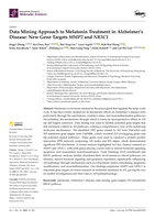 Data Mining Approach to Melatonin Treatment in Alzheimer's Disease: New Gene Targets MMP2 and NR3C1