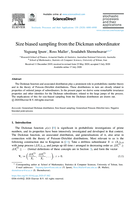 Size biased sampling from the Dickman subordinator