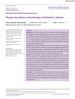 The gut microbiome and pathology of Alzheimer’s disease