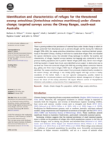 Identification and characteristics of refuges for the threatened swamp antechinus (Antechinus minimus maritimus) under climate change; targeted surveys across the Otway Ranges, south-east Australia