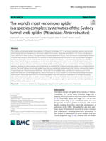 The world’s most venomous spider is a species complex: systematics of the Sydney funnel-web spider (Atracidae: Atrax robustus)