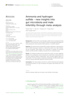 Ammonia and hydrogen sulfide - new insights into gut microbiota and male infertility through meta-analysis