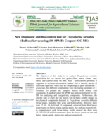 New Diagnostic and Bio-control tool for Trogoderma variabile (Ballion) larvae using (DI-SPME) Coupled (GC-MS)