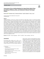Assessment of Four Artificial Methods for Aging Plastic Mulch Films According to Efficiency, Rate, and Similarity to Natural Field-Aged Plastics