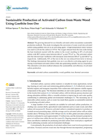 Sustainable Production of Activated Carbon from Waste Wood Using Goethite Iron Ore