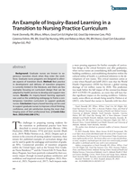 An Example of Inquiry-Based Learning in a Transition to Nursing Practice Curriculum