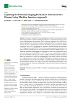 Exploring the Potential Imaging Biomarkers for Parkinson's Disease Using Machine Learning Approach