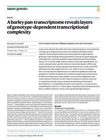 A barley pan-transcriptome reveals layers of genotype-dependent transcriptional complexity
