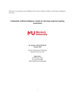 Explainable artificial intelligence models for detecting suspicious banking transactions