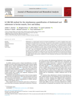 LC-MS/MS method for the simultaneous quantification of thiafentanil and naltrexone in bovine muscle, liver and kidney