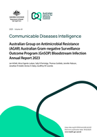 Australian Group on Antimicrobial Resistance (AGAR) Australian Gram-negative Surveillance Outcome Program (GnSOP) Bloodstream Infection Annual Report 2023