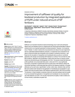 Improvement of safflower oil quality for biodiesel production by integrated application of PGPR under reduced amount of NP fertilizers