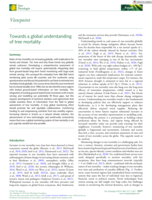 Towards a global understanding of tree mortality