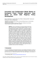 Innovation and Collaboration Model Based on Ecological Fiscal Transfer Approach: Case Study on Green Siak Regency Policy Development