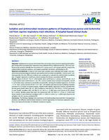 Isolation and antimicrobial resistance patterns of Staphylococcus aureus and Escherichia coli from caprine respiratory tract infections: A hospital-based clinical study