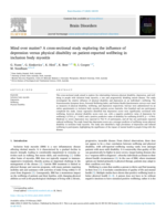 Mind over matter? A cross-sectional study exploring the influence of depression versus physical disability on patient-reported wellbeing in inclusion body myositis