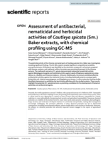 Assessment of antibacterial, nematicidal and herbicidal activities of Cautleya spicata (Sm.) Baker extracts, with chemical profiling using GC-MS