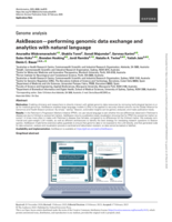 AskBeacon-performing genomic data exchange and analytics with natural language