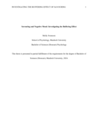 Savouring and Negative Mood: Investigating the Buffering Effect