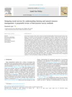 Designing social surveys for understanding farming and natural resource management: A purposeful review of best-practice survey methods