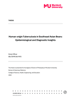 Human-origin Tuberculosis in Southeast Asian Bears: Epidemiological and Diagnostic Insights