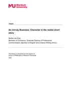 An Unruly Business: Character in the realist short story