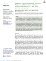 Zoogonids (Trematoda) infecting Indo-West Pacific damselfishes (Pomacentridae), including the proposal of a new genus and two new species